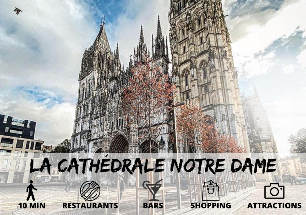 Cosyappart - Le Saint Vivien Apartment Rouen Bagian luar foto
